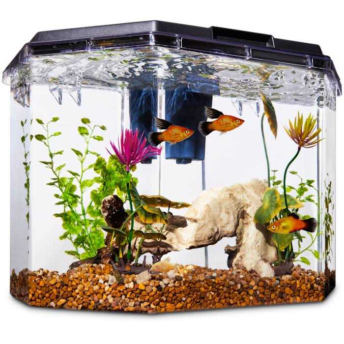 Imagitarium Semi-Hexagonal Aquarium Kit - Pet Supplies online sale