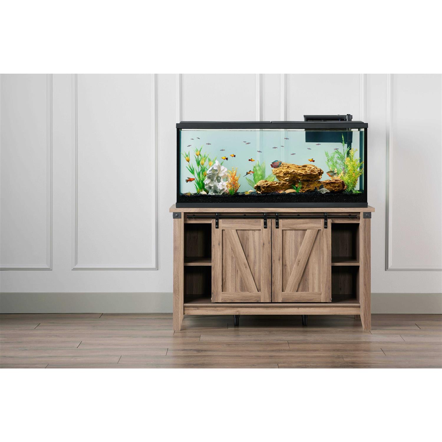 Top Fin 55-75 gal Aquarium Stand Salt Oak - Pet Supplies online sale