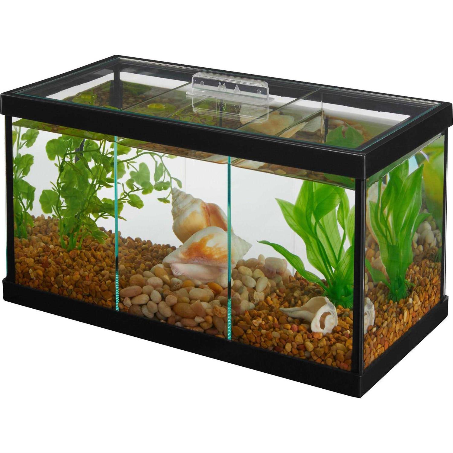 Frisco 3 Betta Aquarium with Divider/Top - Pet Supplies online sale