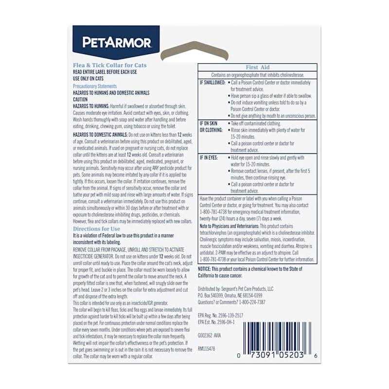 PetArmor Flea & Tick Collar for Cats Pet Supplies online sale