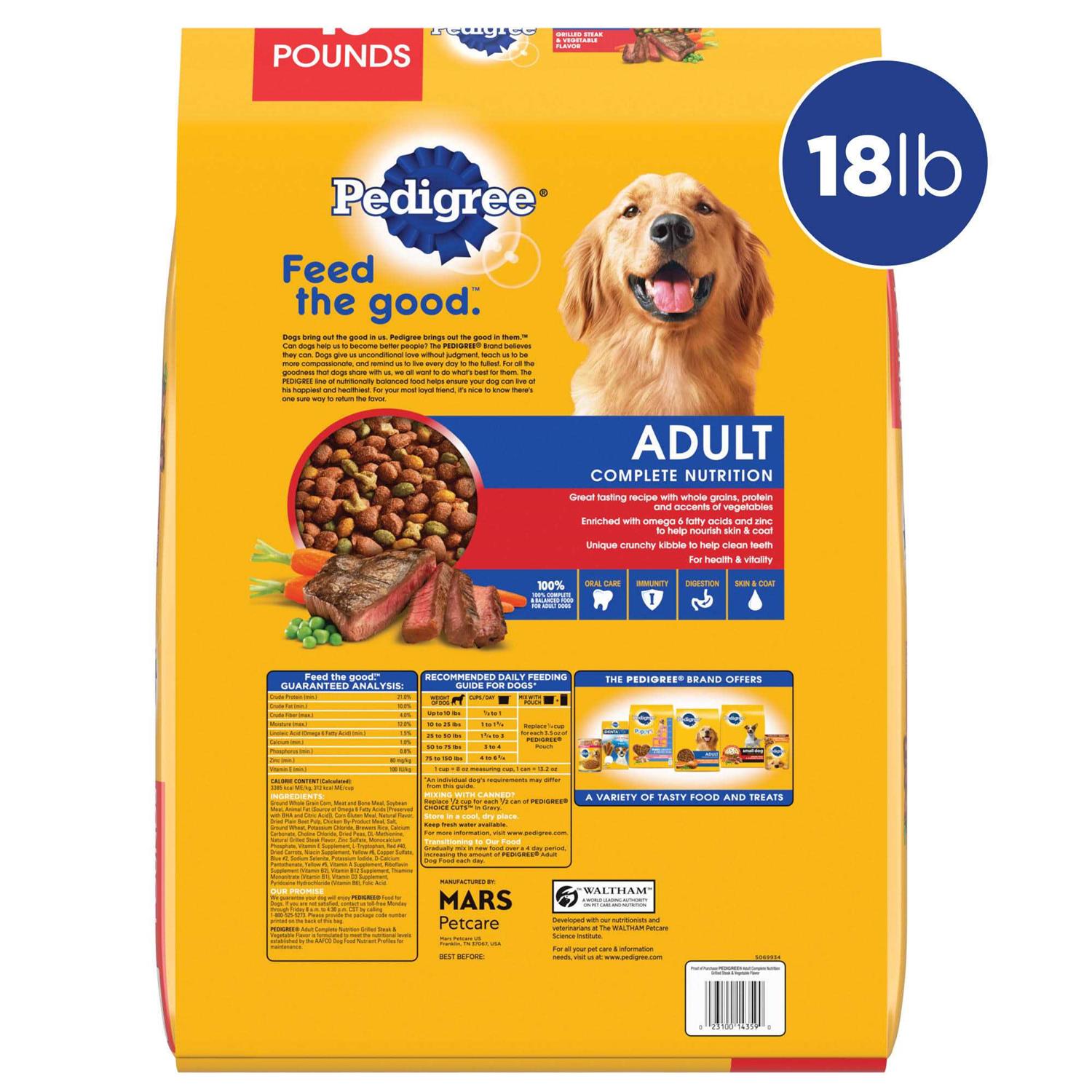 Pedigree Complete Nutrition Adult Dry Dog Food - Pet Supplies online sale