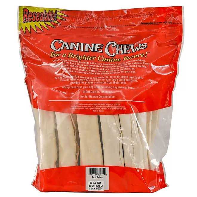 Canine Chews Premium All-Natural Beef Hide Canine Retrievers - Pet ...