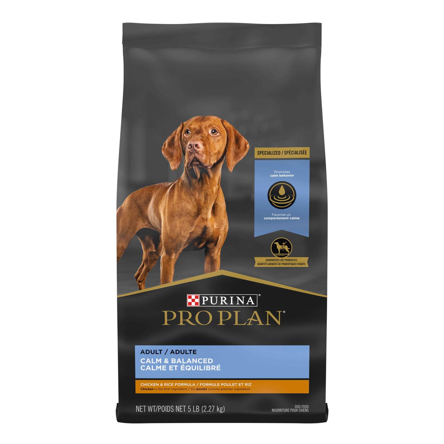 Purina Pro Plan Calm & Balanced Adult Chicken & Rice Formula Dry Dog ...