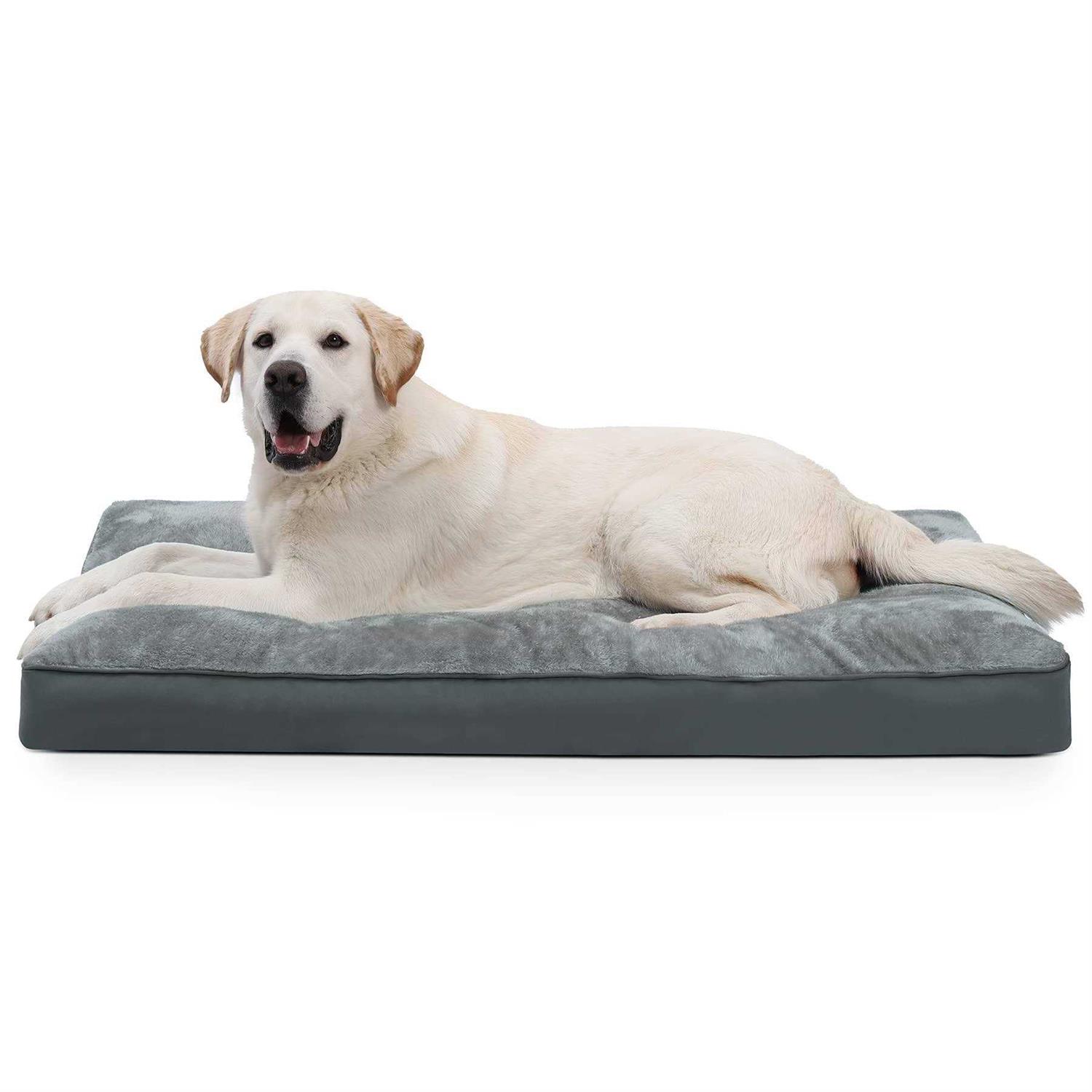 Nupida Dog Bed Waterproof Deluxe Plush Dog Beds With Removable Washable 