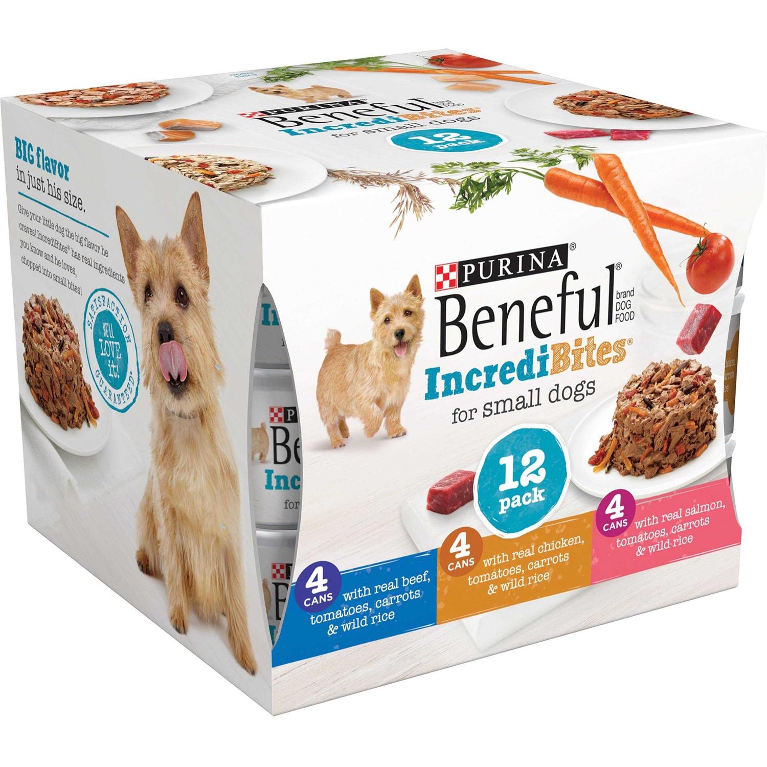 Purina Beneful IncrediBites Small Breed Wet Dog Food Variety Pack - Pet ...