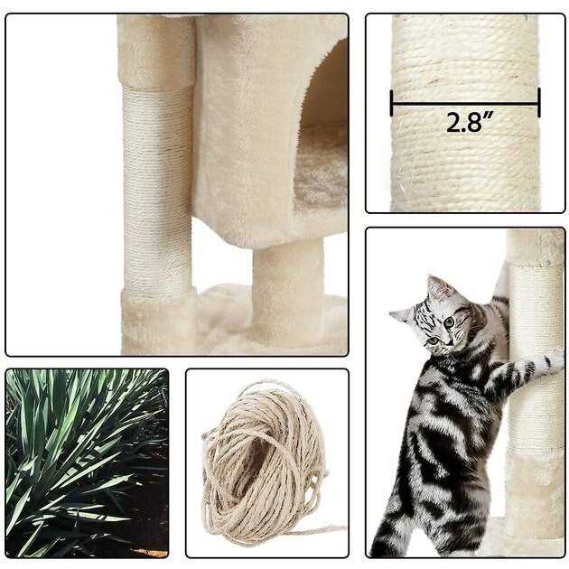 Yaheetech Level In Plush Cat Tree Condo Pet Supplies Online Sale